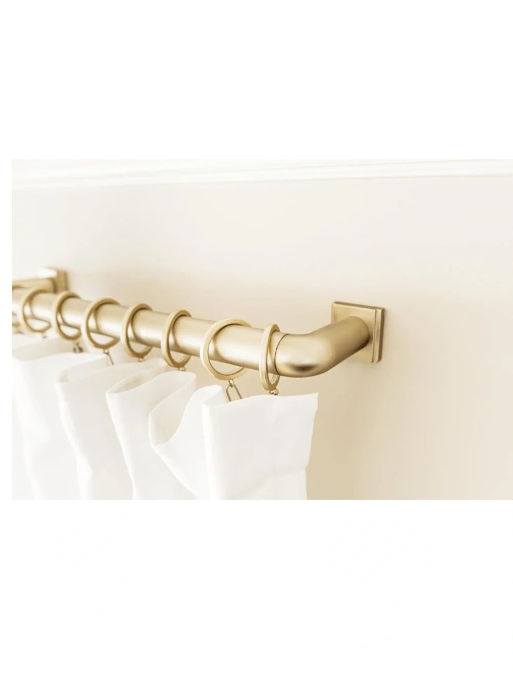 Luxury French Return Room Darkening Brackets Premium Quality Heavy Metal